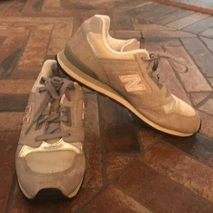Grey/pink new balance 680 size US 7. Gently worn.